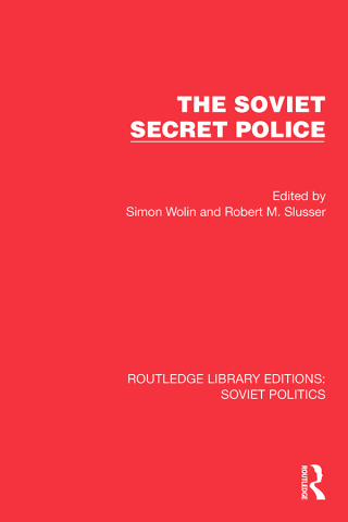 Cover image: The Soviet Secret Police 1st edition 9781032676302