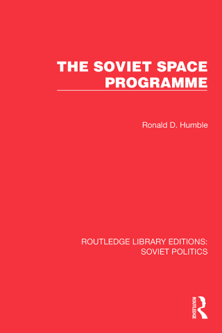 Cover image: The Soviet Space Programme 1st edition 9781032675473