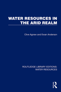 صورة الغلاف: Water Resources in the Arid Realm 1st edition 9781032732732