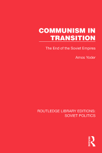 Cover image: Communism in Transition 1st edition 9781032675923