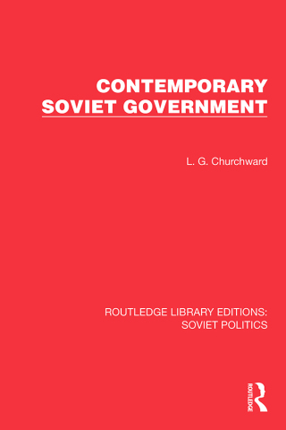 Cover image: Contemporary Soviet Government 1st edition 9781032675756
