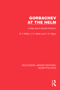 Imagen de portada: Gorbachev at the Helm 1st edition 9781032674872