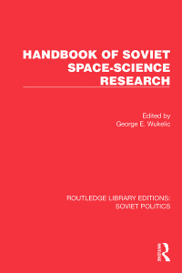 Cover image: Handbook of Soviet Space-Science Research 1st edition 9781032674056