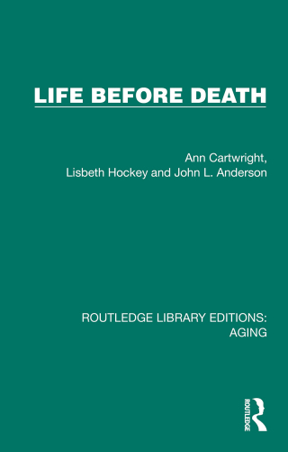 Cover image: Life Before Death 1st edition 9781032720289