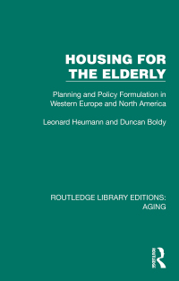 Cover image: Housing for the Elderly 1st edition 9781032696928