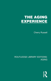 Imagen de portada: The Aging Experience 1st edition 9781032683621