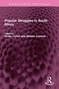 Omslagafbeelding: Popular Struggles in South Africa 1st edition 9781032741390