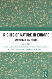 Cover image: Rights of Nature in Europe 1st edition 9781032332659