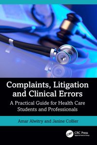 Cover image: Complaints, Litigation and Clinical Errors 1st edition 9781032016313