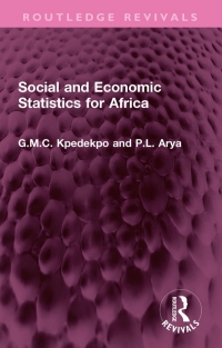 Omslagafbeelding: Social and Economic Statistics for Africa 1st edition 9781032747019