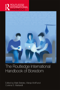 Imagen de portada: The Routledge International Handbook of Boredom 1st edition 9781032221861