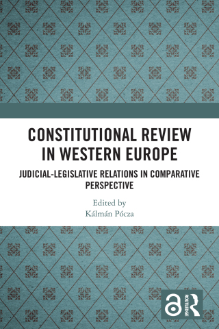 Cover image: Constitutional Review in Western Europe 1st edition 9781032506623