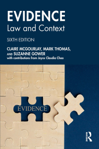 Imagen de portada: Evidence: Law and Context 6th edition 9781032542782