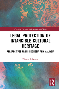 Cover image: Legal Protection of Intangible Cultural Heritage 1st edition 9781032254982