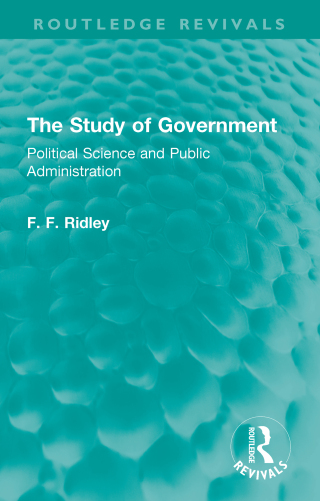 Cover image: The Study of Government 1st edition 9781032760124