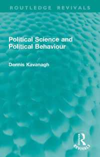Omslagafbeelding: Political Science and Political Behaviour 1st edition 9781032760285