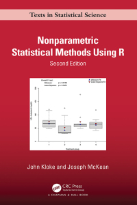 Immagine di copertina: Nonparametric Statistical Methods Using R 2nd edition 9780367651350
