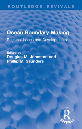 Imagen de portada: Ocean Boundary Making 1st edition 9781032765525