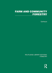 Cover image: Farm and Comunity Forestry 1st edition 9781032767024