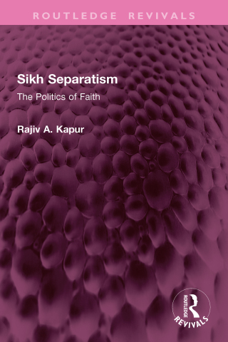 Cover image: Sikh Separatism 1st edition 9781032769530