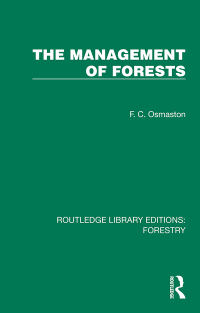 表紙画像: The Management of Forests 1st edition 9781032771045