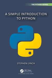 Cover image: A Simple Introduction to Python 1st edition 9781032750293