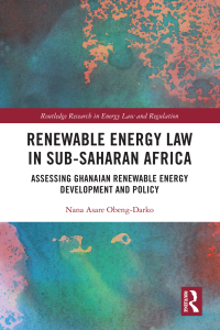 Imagen de portada: Renewable Energy Law in Sub-Saharan Africa 1st edition 9781032614465