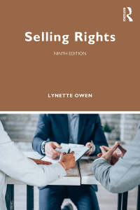 Cover image: Selling Rights 9th edition 9781032495903