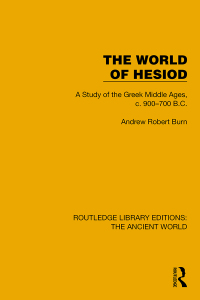 Omslagafbeelding: The World of Hesiod 1st edition 9781032773742