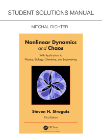 Cover image: Student Solutions Manual for Non Linear Dynamics and Chaos 3rd edition 9780367265663