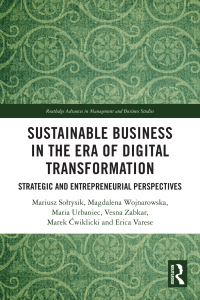 Cover image: Sustainable Business in the Era of Digital Transformation 1st edition 9781032697840