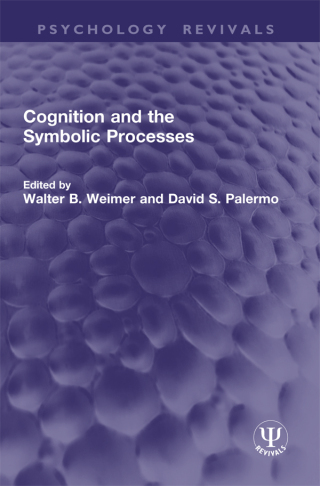 Imagen de portada: Cognition and the Symbolic Processes 1st edition 9781032773797