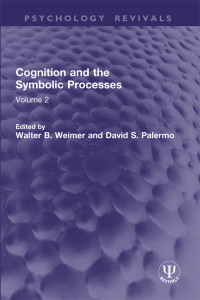 Cover image: Cognition and the Symbolic Processes 1st edition 9781032783147