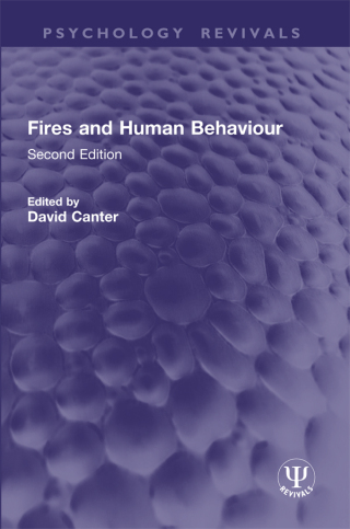 Cover image: Fires and Human Behaviour 1st edition 9781032784687