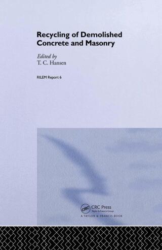 Imagen de portada: Recycling of Demolished Concrete and Masonry 1st edition 9780415511803