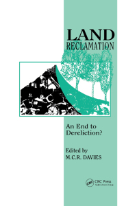 Immagine di copertina: Land Reclamation 1st edition 9781851666584