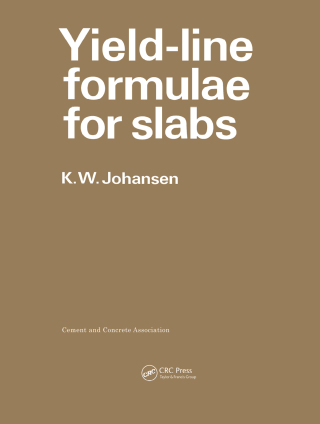 Omslagafbeelding: Yield-line Formulae for Slabs 1st edition 9780721008196