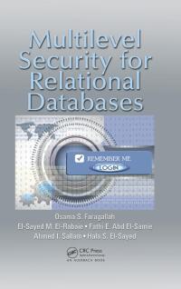 Immagine di copertina: Multilevel Security for Relational Databases 1st edition 9781138374904