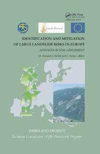 Cover image: Identification and Mitigation of Large Landslide Risks in Europe 1st edition 9789058095985