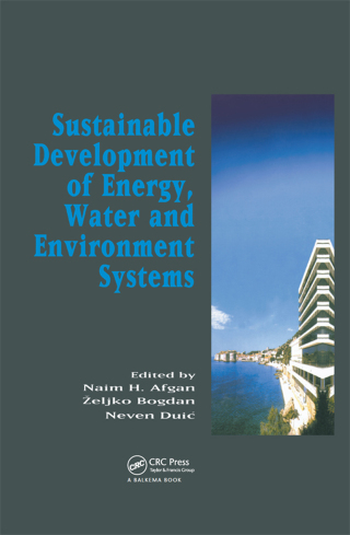 Cover image: Sustainable Development of Energy, Water and Environment Systems 1st edition 9789058096623