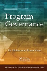 Cover image: Program Governance 1st edition 9780367378370