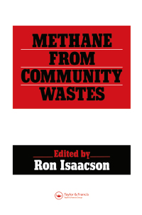 Cover image: Methane from Community Wastes 1st edition 9781851666188