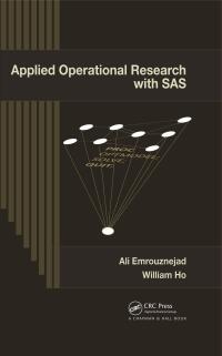 Cover image: Applied Operational Research with SAS 1st edition 9780367576813