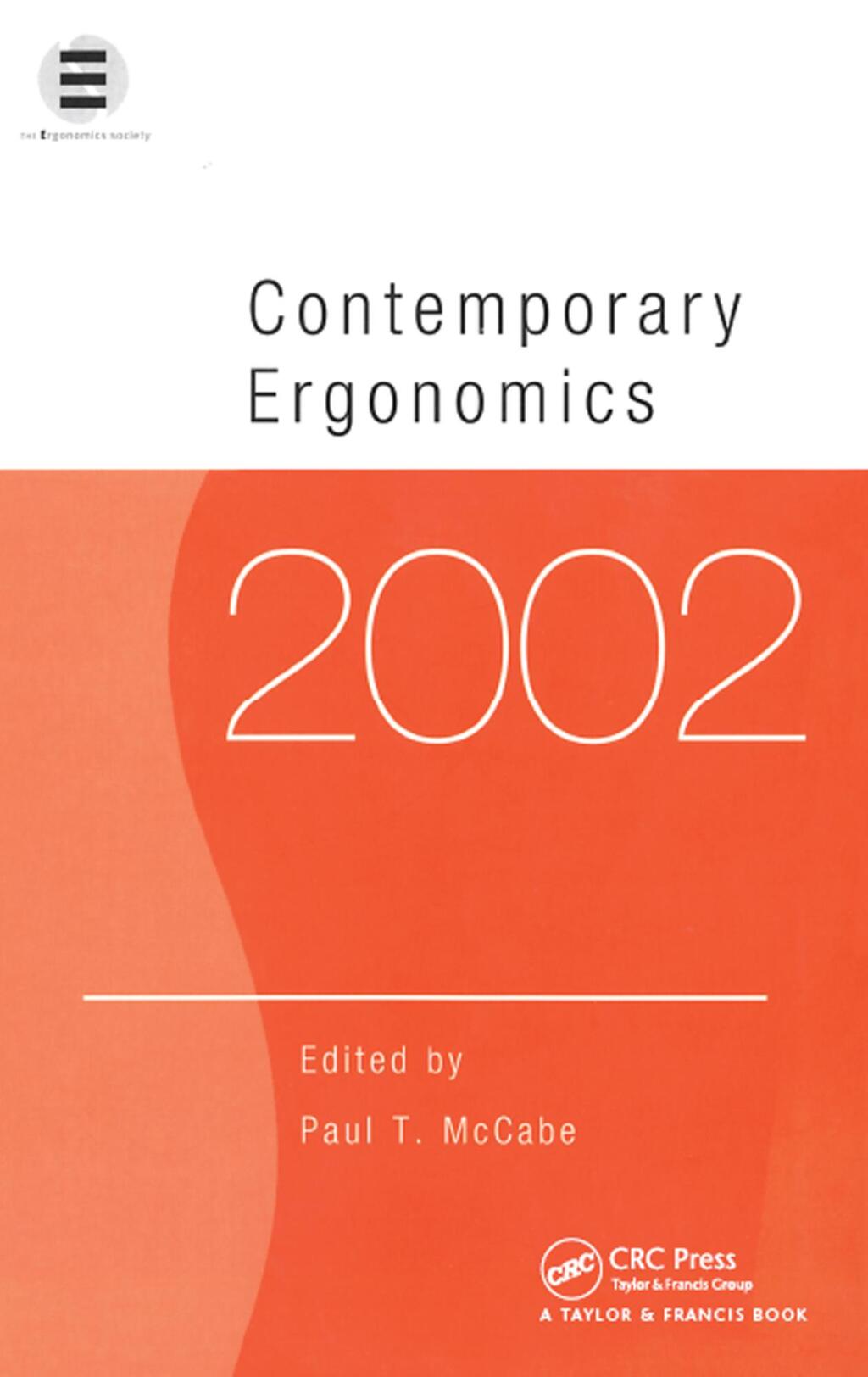 Contemporary Ergonomics 2002 1st Edition