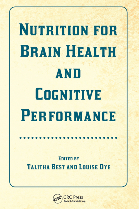 Nutrition for Brain Health and Cognitive Performance, 1st Edition - FULL INSTANT DOWNLOAD | PDF DOCX EPUB