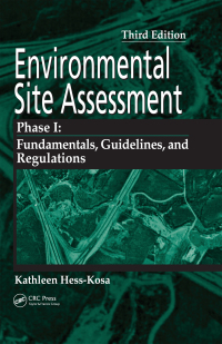 Imagen de portada: Environmental Site Assessment Phase I 3rd edition 9780849379666