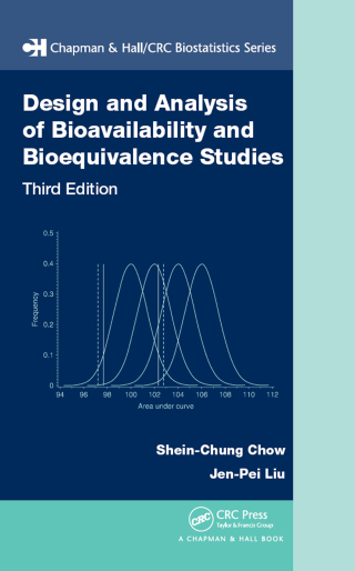 Cover image: Design and Analysis of Bioavailability and Bioequivalence Studies 3rd edition 9781584886686