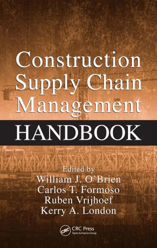 Imagen de portada: Construction Supply Chain Management Handbook 1st edition 9781420047455
