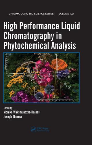Imagen de portada: High Performance Liquid Chromatography in Phytochemical Analysis 1st edition 9781420092608
