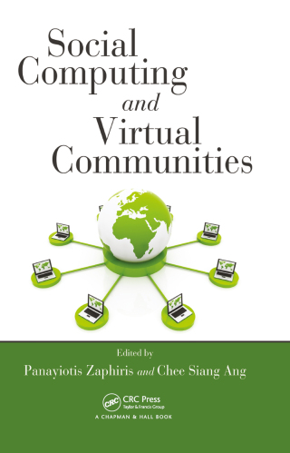 Cover image: Social Computing and Virtual Communities 1st edition 9781420090420